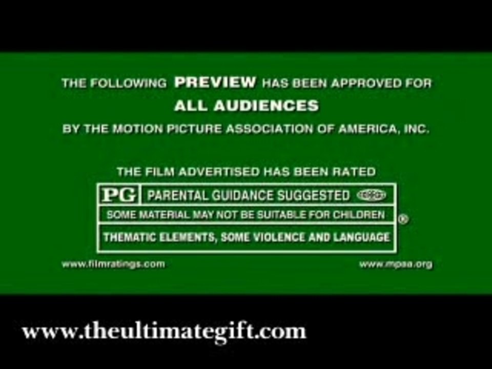 The Ultimate Gift - Official Movie Trailer