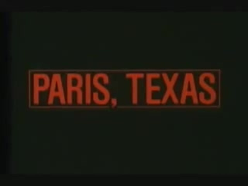 Sam Shepard: Clip from 'ParÃ­s, Texas' (by Wim Wenders)
