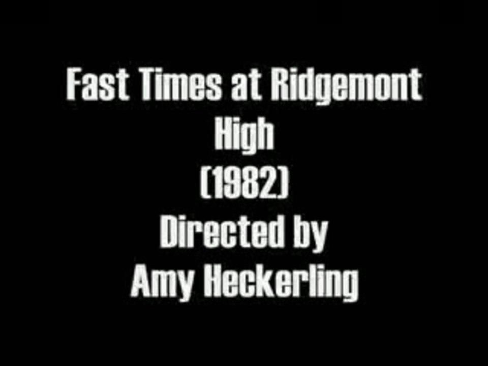 Fast Times at Ridgemont High Trailer (1982)