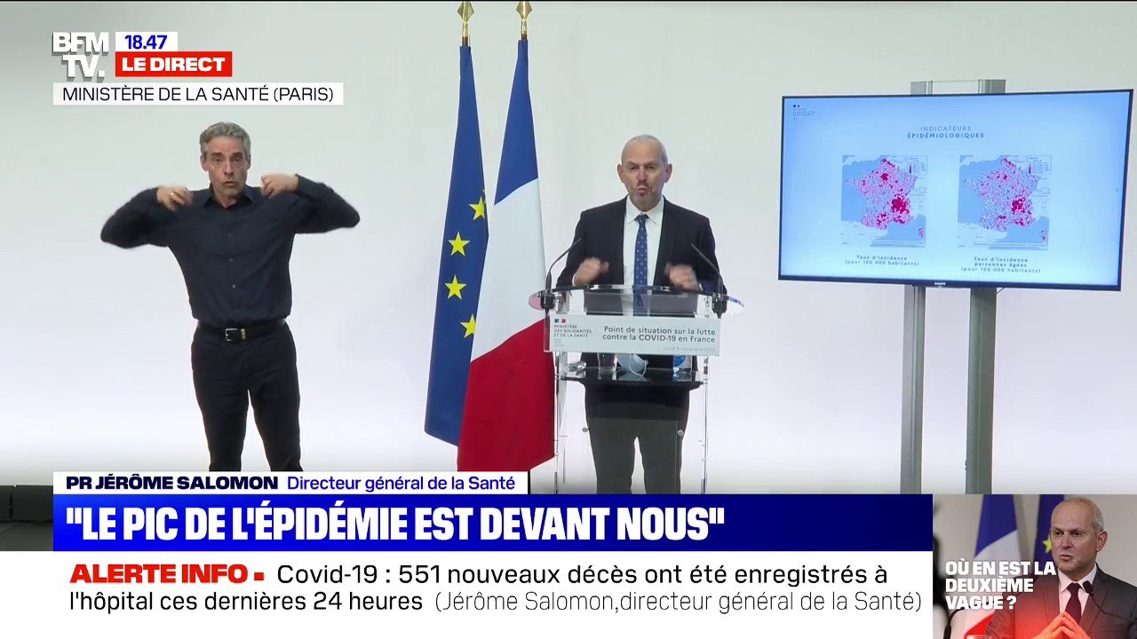 Jérôme Salomon: "Partout où ont été appliquées des mesures de freinage, un ralentissement a eu lieu"