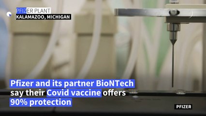 Pfizer announces a 90%-effective Covid-19 vaccine
