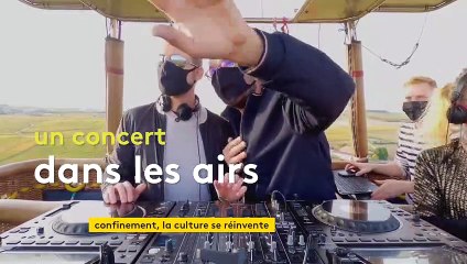 Un concert électro volant au-dessus des vignes de Champagne