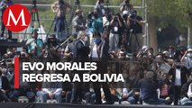 Evo Morales regresa a Bolivia tras exilio en México y Argentina