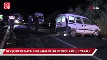 Nevşehir’de hatalı sollama ölüm getirdi: 4 ölü, 3 yaralı