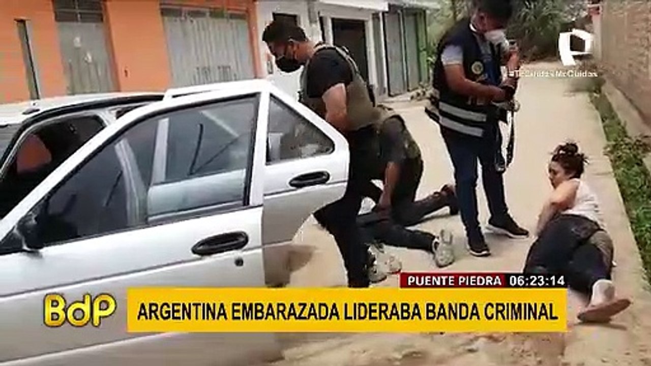 Capturan banda integrada por ciudadana extranjera de nacionalidad argentina que estaba embarazada