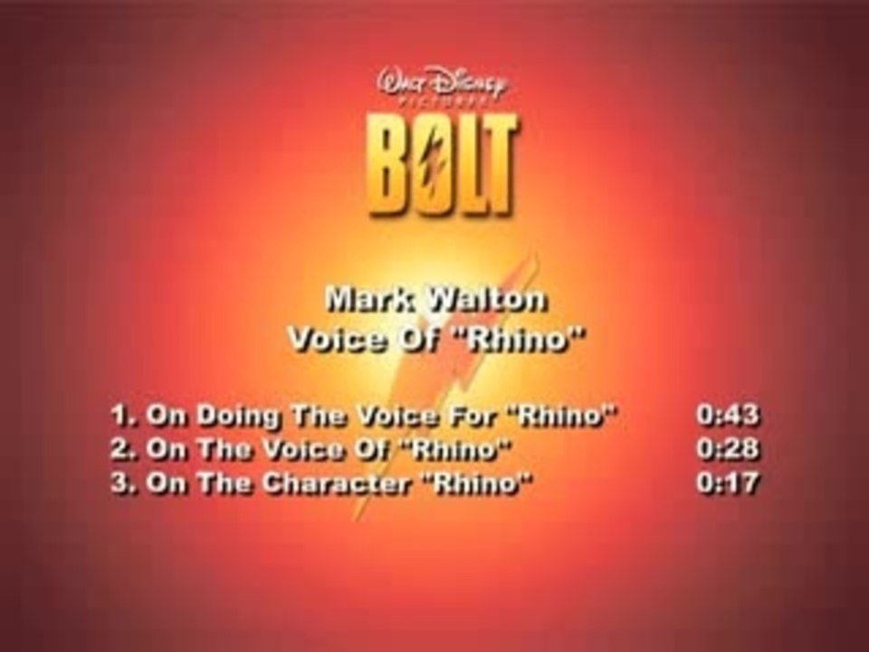 Mark Walton 'Bolt' Video Interview