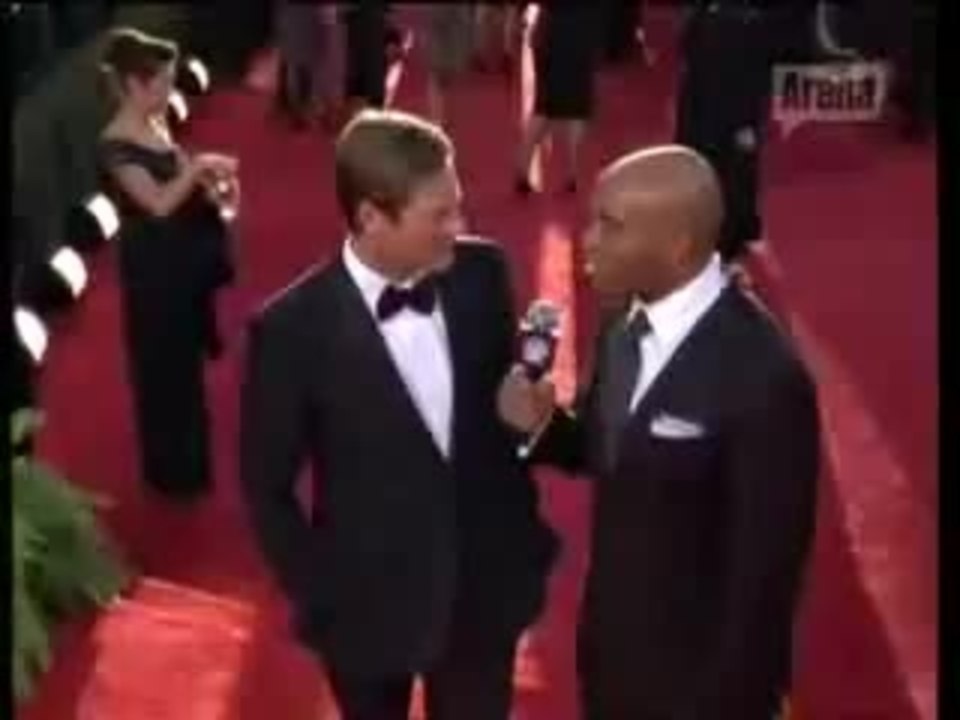 Aaron Eckhart 2009 Golden Globes Red Carpet Interview