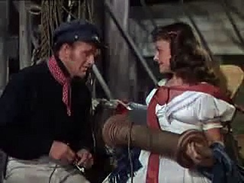 Paulette Goddard And John Wayne