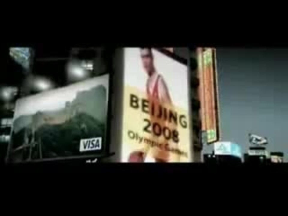 Jackie Chan starring in Olympic Commercial