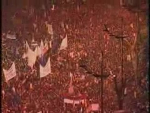 Kosovo. Serbian Demonstration. 21-Feb-2008. Reuters