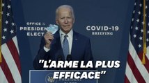 Face au Covid-19, Joe Biden implore les Américains de porter un masque