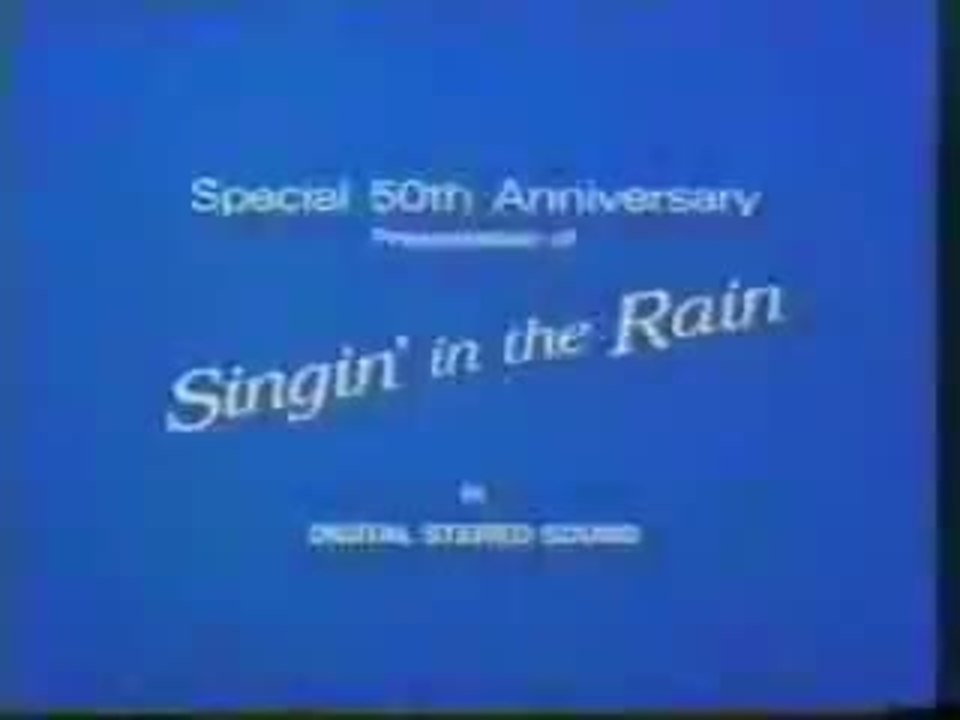 Singin' In The Rain - Theatrical Trailer