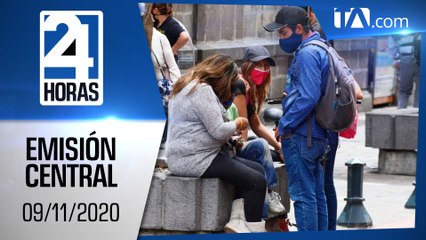 Noticias Ecuador: Noticiero 24 Horas, 09/11/2020 (Emisión Central)