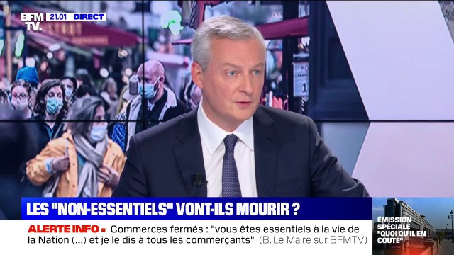 Bruno Le Maire: Il fallait prendre des mesures drastiques, c'est un crève-cœur