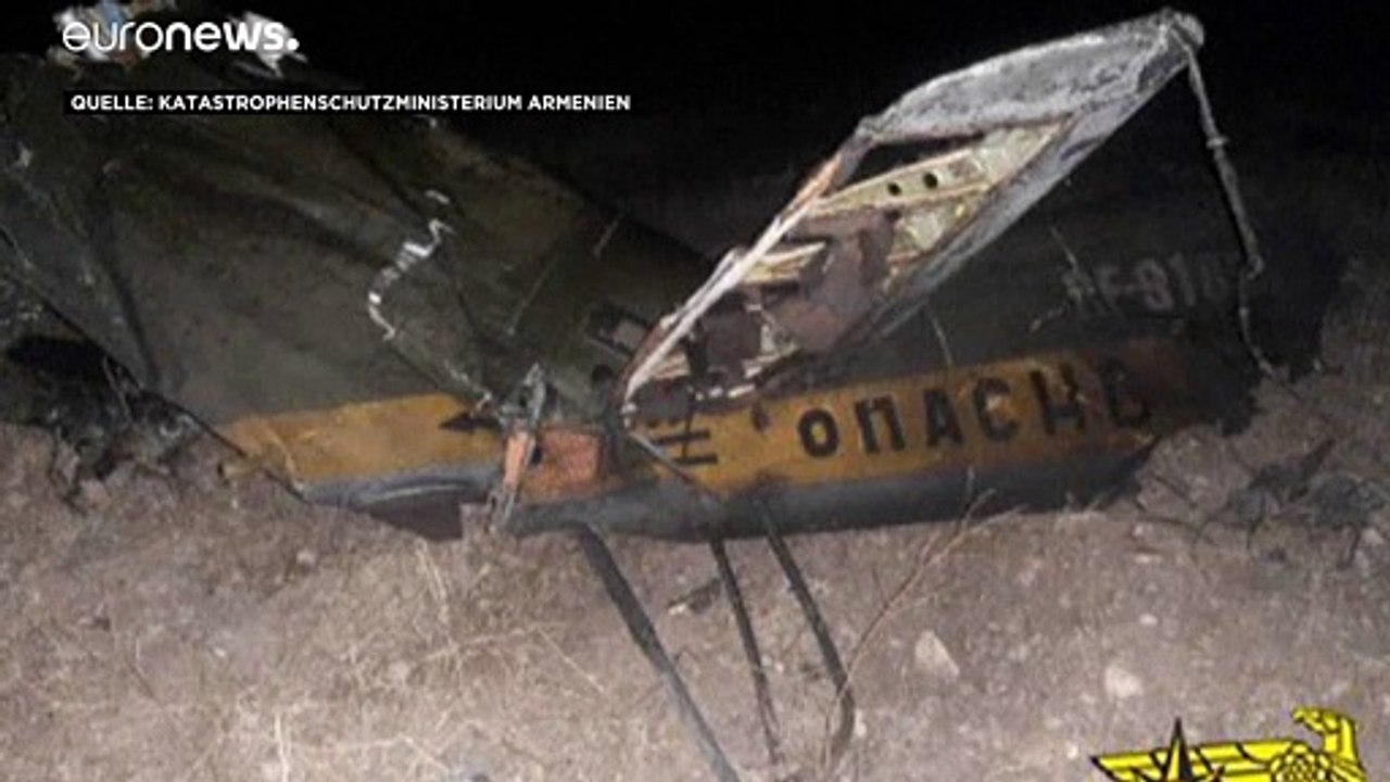 Bergkarabach: Russischer Militärhubschrauber abgeschossen