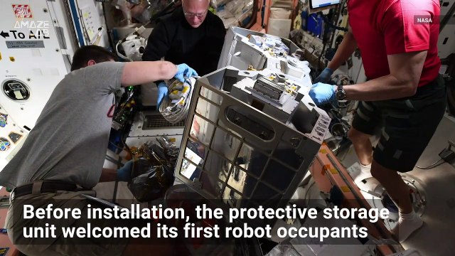 NASA’s 'Robot Hotel' Welcomes First Guests on the International Space Station