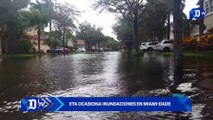 Fuertes lluvias ocasionan inundaciones en Miami-Dade