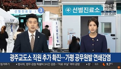 광주교도소 직원 추가 확진…가평 공무원발 연쇄감염