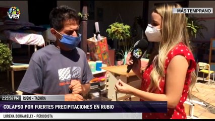 Colapso de escuela en el Rubio por fuertes lluvias - Táchira - VPItv