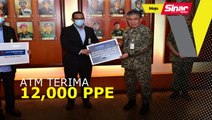 12,000 PPE disumbangkan bagi keperluan ATM