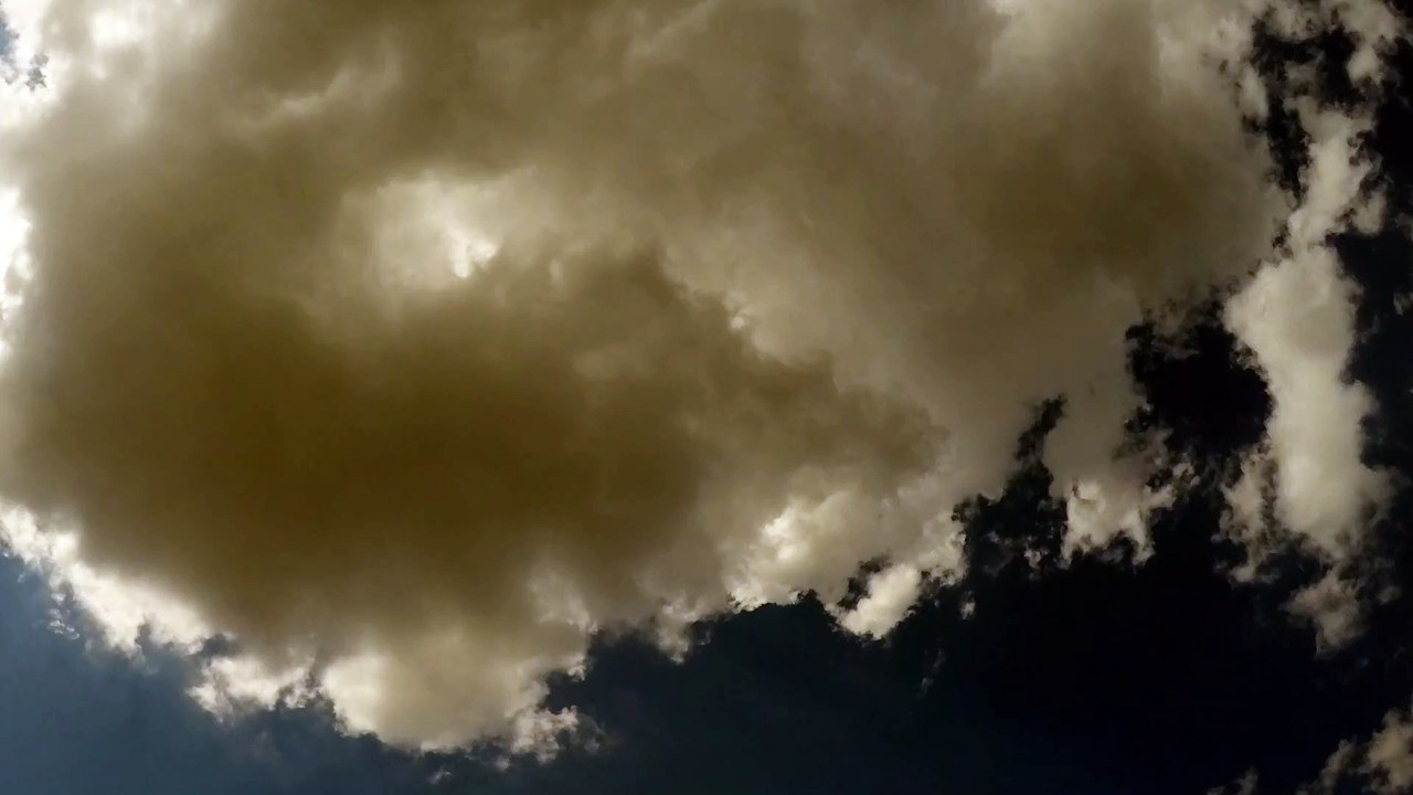 Moving Clouds in Blue Sky