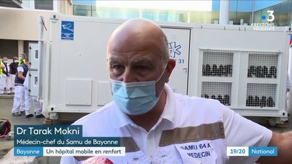 Coronavirus : un hôpital mobile pour désengorger les urgences à Bayonne