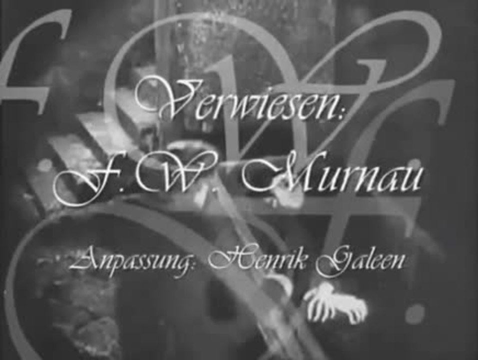 Nosferatu, eine Symphonie des Grauens - Trailer (Deutsch)