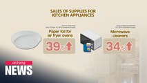Increased home cooking drives sales of kitchenware, appliances in S. Korea