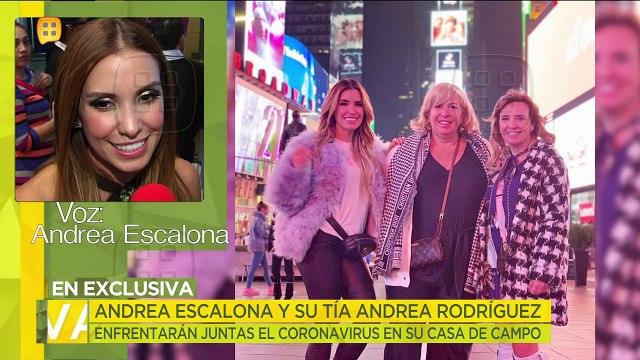 Además de la muerte de su mamá, Magda Rodríguez, Andrea Escalona enfrenta al Covid-19.| Ventaneando