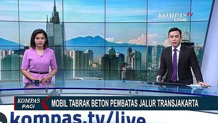 Télécharger la video: Mobil Hancur Tabrak Beton Pembatas Transjakarta