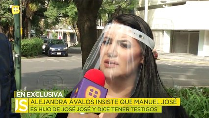 ¡Alejandra Ávalos sigue afirmando que Manuel José es hijo de José José! | Ventaneando