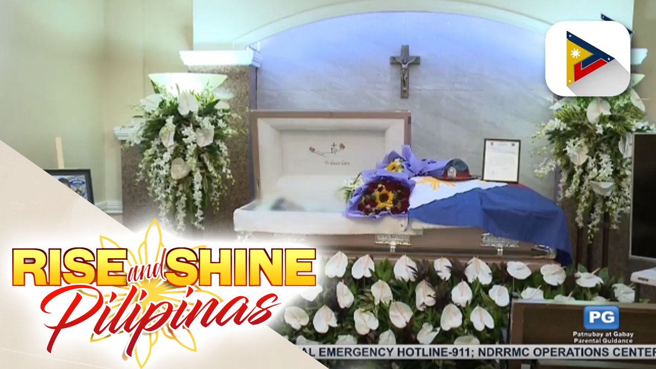 PNP-HPG personnel na nasawi sa pamamaril sa Cavite City, ililibing bukas