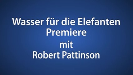 Premiere von Wasser fÃ¼r die Elefanten
