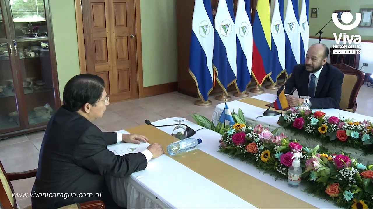 Gobierno de Nicaragua recibe copias estilo del nuevo embajador de Colombia