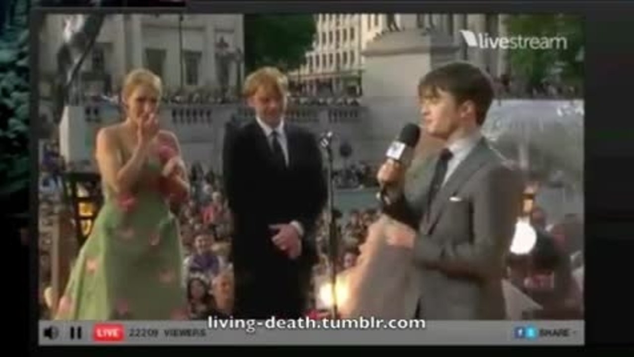 Harry Potter - Clip Rede J.K. Rowling und Darsteller (English)