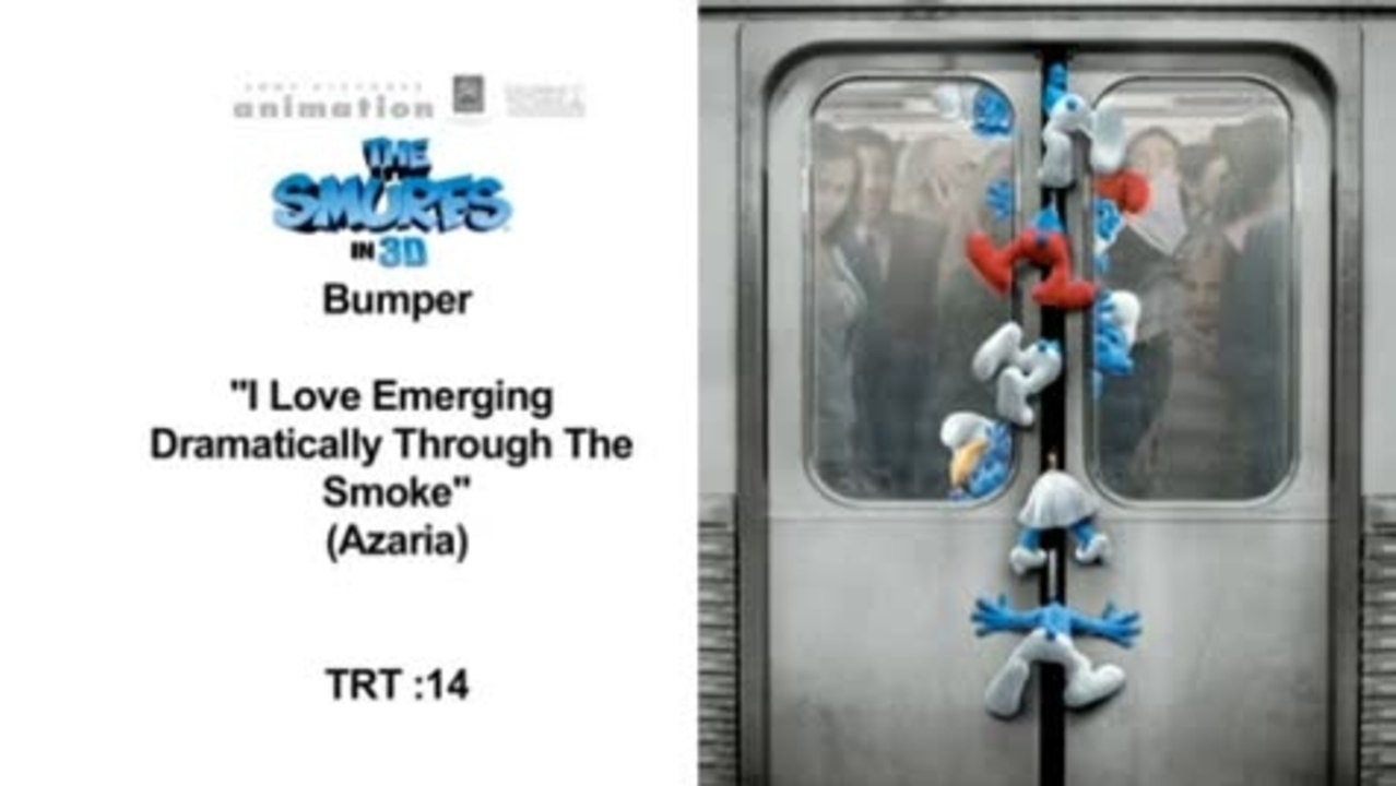 The Smurfs - Clip I love Emerging Dramtically To The Smoke (English)