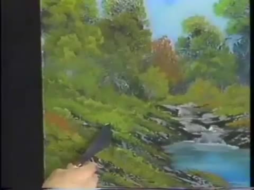 Bob Ross The Joy of Painting - Happy Little Tree Clip (English)