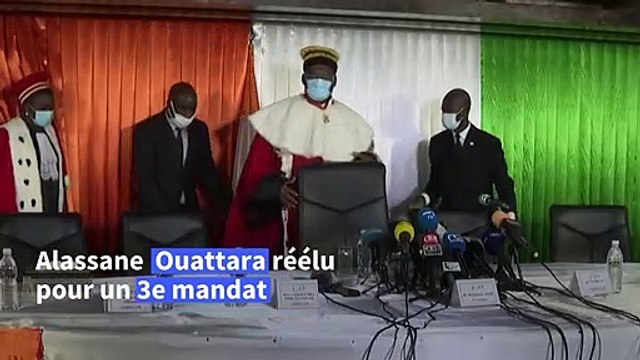 Côte d'Ivoire: le Conseil constitutionnel valide la réélection de Ouattara à un 3e mandat