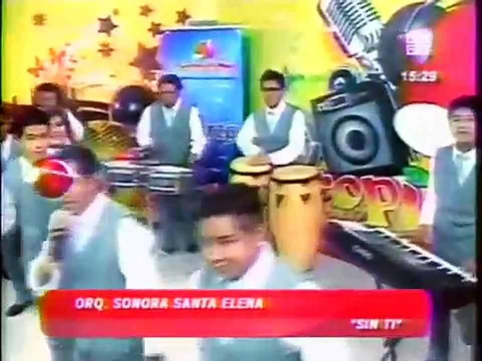 SONORA SANTA ELENA - Sin ti (en RTP) - VIENDO ES LA COSA - Cumbia 2015