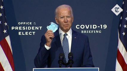 Joe Biden tells Americans 'a mask is not a political statement'