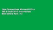 New Perspectives Microsoft Office 365 & Excel 2016: Intermediate  Best Sellers Rank : #2