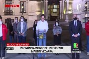 Martín Vizcarra acepta destitución: “Hoy día dejo Palacio de Gobierno, me voy a mi domicilio”