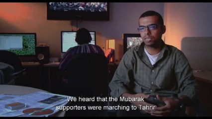 Reporting a Revolution - Clip 5 Mubaraks UnterstÃ¼tzer (Deutsch)