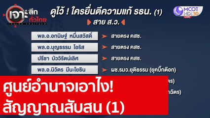 ศูนย์อำนาจเอาไง! สัญญาณสับสน (1) : เจาะลึกทั่วไทย (10 พ.ย. 63) ช่วงที่ 2