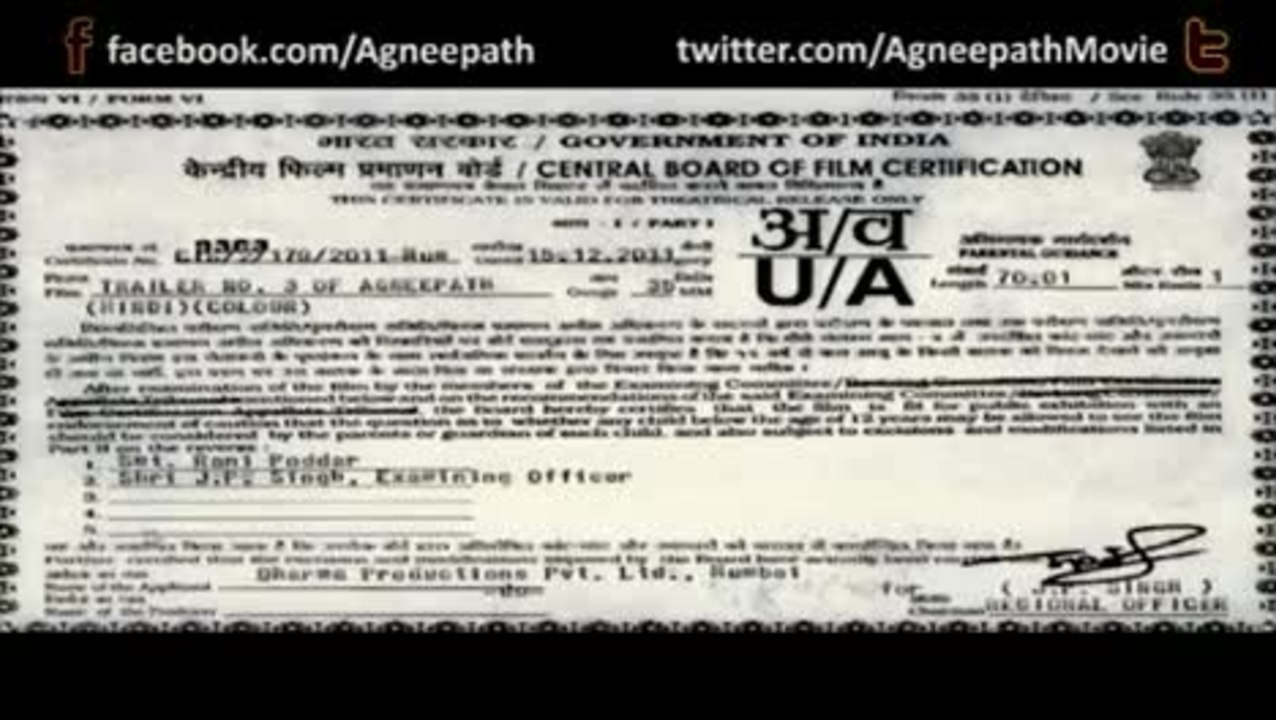Agneepath - Trailer 2 (English)