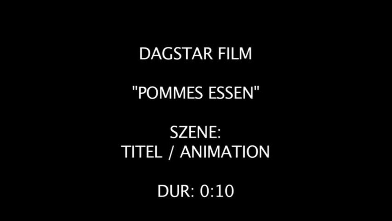 Pommes Essen - Clip 1 Animation (Deutsch)
