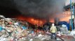 Kartal’da kağıt fabrikası alev alev yandı