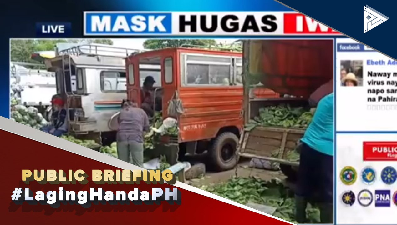 #LagingHanda | Kautusang hindi makapapasok sa La Trinidad vegetable trading post ang walang swab test result, pinawalang bisa na ng La Trinidad, Benguet LGU
