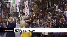شاهد: فنان إيطالي يضيف كوفيد-19 إلى مشهد مهد المسيح