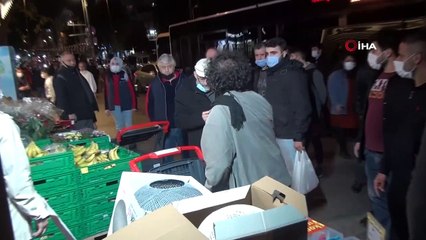 Fatih’te market hırsızına meydan dayağı kamerada